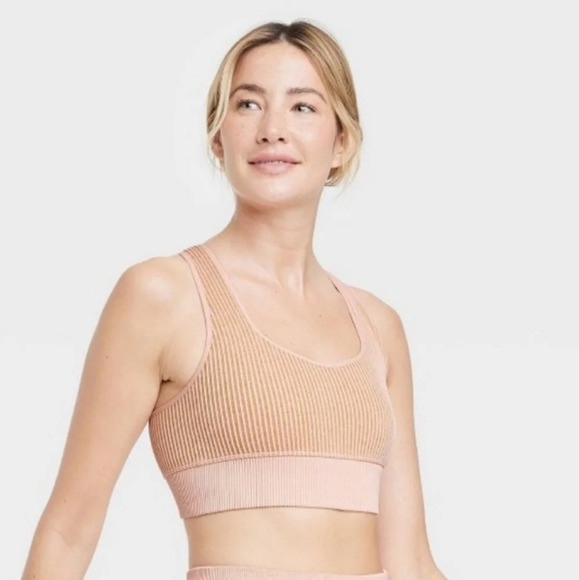 NWT Joy Lab Women's Seamless Ribbed Sports Bra XL - Picture 1 of 7